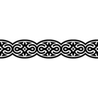 Intricate Celtic Border, Vintage , Ornamental Detail, Pattern vector