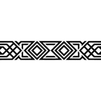 Geometric Border, Art Deco Pattern, Minimalist - Ornament vector