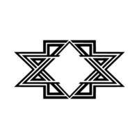 Geometric Starburst, Minimalist , Abstract Symmetry, Star vector