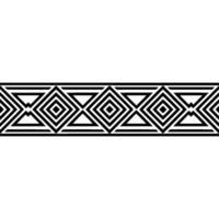 Geometric Deco Border, Minimalist Pattern, Elegant, Repeating vector