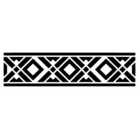 Geometric Border, Art Deco Pattern, Minimalist - Stylized vector