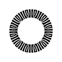 Abstract Circular Motif, Minimalist , Modern vector