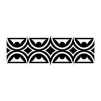 Geometric Deco Border, Minimalist Pattern, Stylized - Geometry vector