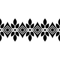 Geometric Leaf Border, Minimalist Pattern, Subtle Texture vector