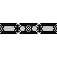 Geometric Deco Border, Minimalist Pattern, Elegant, Ornamentation vector
