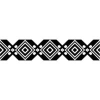 Geometric Border, Tribal Pattern, Minimalist, Decorative vector