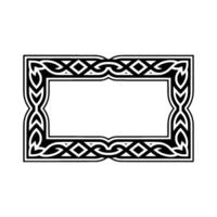 Intricate Celtic Frame, Vintage , Decorative Border - Ornate vector