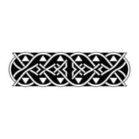 Intricate Celtic Knot Border, Vintage - Pattern vector