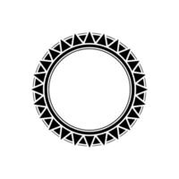 Geometric Tribal Frame, Minimalist - Triangle vector