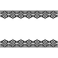 Geometric Border, Intricate Pattern, Minimalist, Art vector