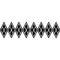 Geometric Diamond Border, Minimalist, Clean vector