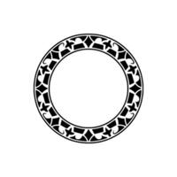 Intricate Celtic Circle Frame, Vintage - Ornament vector
