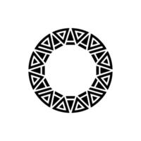 Geometric Circle Motif, Minimalist , Circular Pattern - Geometry vector