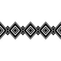 Geometric Border, Black White Diamond Pattern, Minimalist, Abstract vector