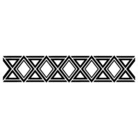 Geometric Deco Border, Minimalist - Style vector