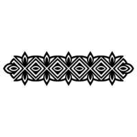 Geometric Tribal Border, Elegant Pattern, Minimalist vector