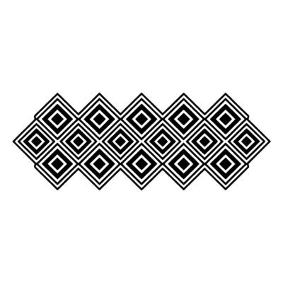 Geometric Diamond Pattern, Minimalist , Modern Abstract - Diamonds
