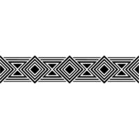 Geometric Border, Minimalist Deco Pattern vector