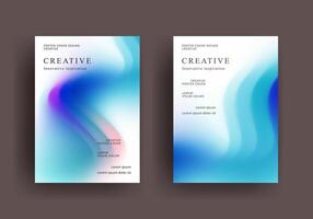 cover template futuristic design vector