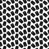 Computer mouse pattern. Seamless tech gadget background with modern texture vector