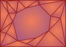 Red Polygonal Mosaic Background vector