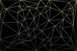 Background with colored cobwebs on a black background vector