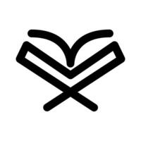Quran Stand icon vector