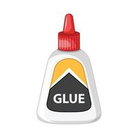 Glue bottle with glue on white background vector
