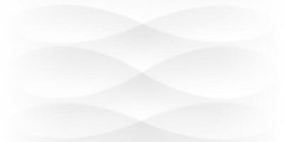 white abstract background, wave pattern with gray lines . Light grey geometric curved design, modern gradient graphic. Elegant clean paper soft wavy shape, 3d bright wallpaper shadow texture vector
