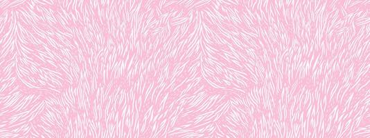 Seamless abstract pattern resembling animal fur or zebra stripes on a pastel pink background. Print bi color for textiles, wallpapers, or modern graphic designs. Stylish and artistic projects vector