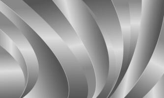 Elegant abstract silver metallic background. Luxurious curved shape wallpaper. Suitable for templates, banners, covers, sales, business, events, awards, websites, pages, and more vector