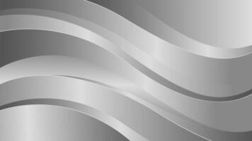 Elegant abstract silver Metallic background. Luxury wave wallpaper. Suitable for templates, banners, covers, sales, business, events, awards, websites, pages, and more vector