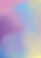 Dreamy Pastel Rainbow Ombre Background with Soft Gradient vector