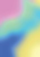 Dreamy Pastel Rainbow Ombre Background with Soft Gradient background vector
