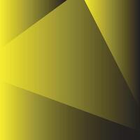a yellow and black background with a triangle shape vector