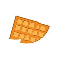 waffle icon in flat style on white background vector
