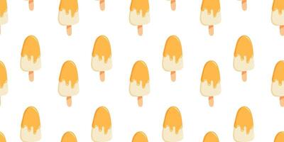 Seamless ice cream seamless pattern vector