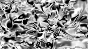 Chrome Liquid Background Waving Water Fluid Texture Grey Silver Color Metal Moving Surface 4K Seamless Loop Animation video