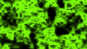 Glowing Green Plasma Energy Abstract Background video