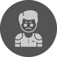 Envy Emotion Icon Minimal Grey Circle vector