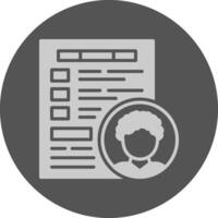 Pageviews Circle Minimal Grey Circle Style Icon vector