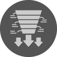 E-commerce tracking Circle Minimal Grey Circle Style Icon vector