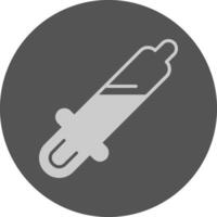 Dropper Minimal Icon Grey Circle vector