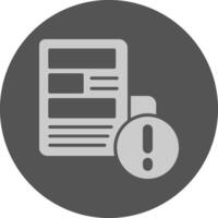 News Notification Icon Minimal Design vector