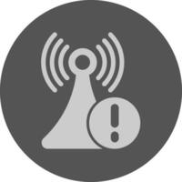 Connection lost Notification Icon Minimal Design vector