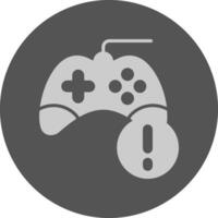 Game Notification Icon Minimal Design vector