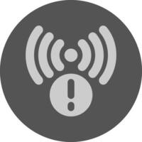 Signal Notification Icon Minimal Design vector