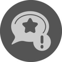Favourite Notification Icon Minimal Design vector