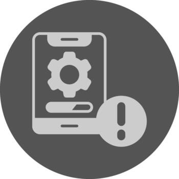 actualizar notificación icono mínimo diseño vector