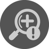 Zoom in Notification Icon Minimal Design vector